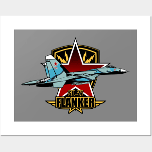 SU-27 Flanker Posters and Art